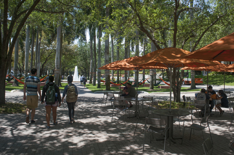 Students Walking